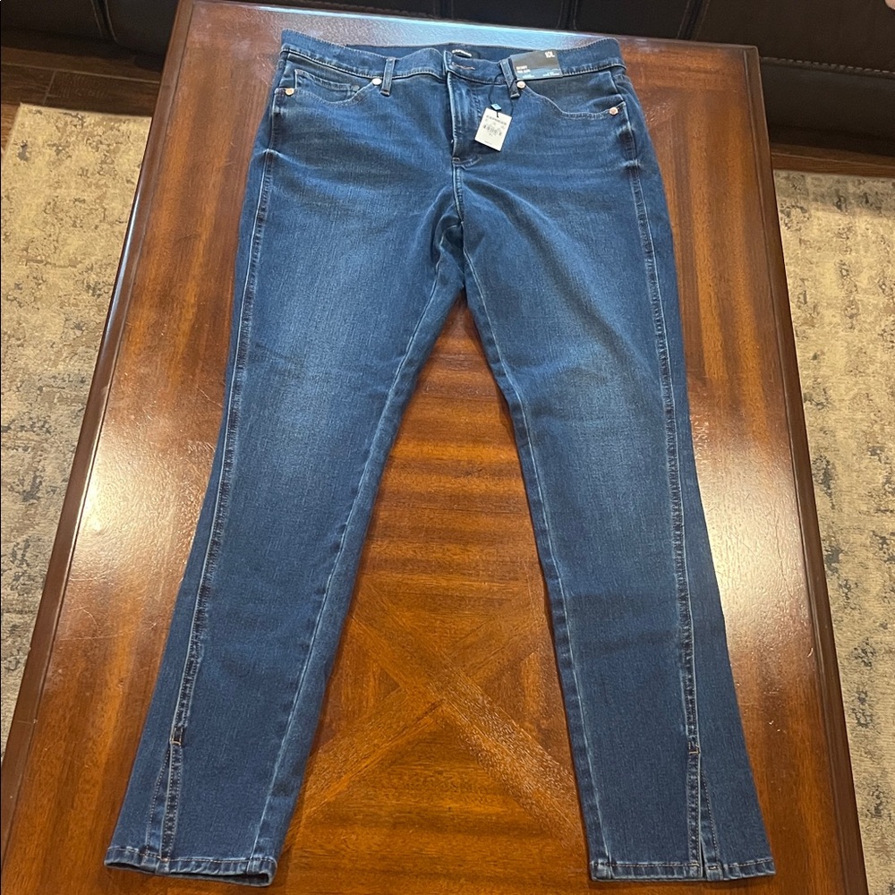 Express Indigo Skinny Jeans